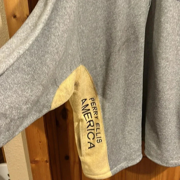 Vtg. 90s Perry Ellis 1/4 Zip Fleece Size 3X - Picture 3 of 6